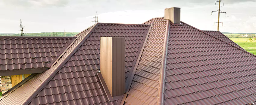 Residential Chimney Flashing Restoration in Somerset, NJ
