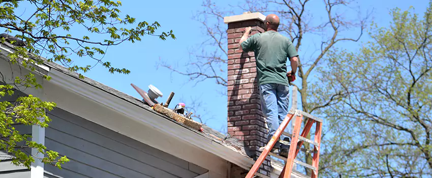 Vinyl and PVC Chimney Flashing Installation in Somerset, NJ