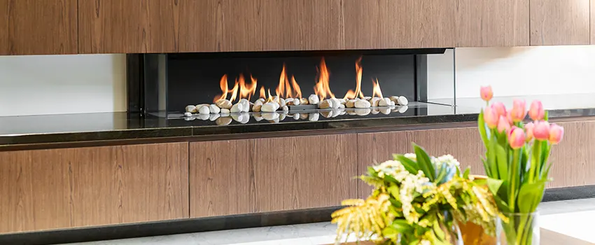 Double-height Fireplace Design Refurbishment in Somerset, New Jersey