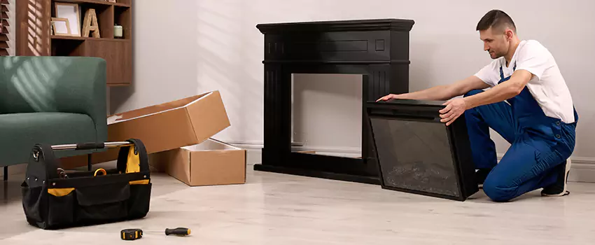 Old Rusted Metal Fireplace Repair And Replacement in Somerset, NJ