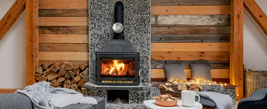 Thelin Hearth Products Direct Vent Gas Stove Fireplace Inspection in Somerset, New Jersey